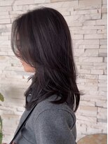 デビュー ヘアーメイク&nbsp;黒髪/ボブルフ/ネビージュ/小顔/ワンレン/宜野湾/髪質改善/前髪