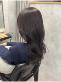 ラベンダーアッシュ×ゆるふわウェーブ抜け感ヘア