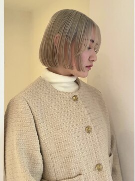 ヴィジョン(VISION) white beige/mini bob