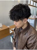 縦落ちツイストスパイラルパーマ