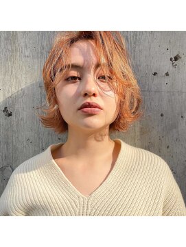 ランド(Land.) ☆レイヤーボブミディアムボブくびれヘア、レイヤー艶髪小顔