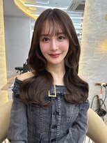 ロンドガーネット 池袋(Lond garnet)&nbsp;イメチェン外ハネボブ美髪ワイドバング顔周りレイヤーカット