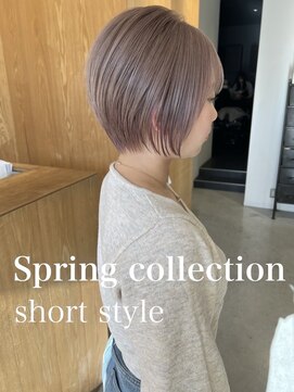 トリート 八千代緑が丘店(TREAT) 【春髪】大人かわいいショートボブ/八千代緑が丘