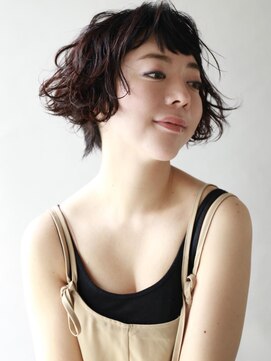 フリップビーアヴェダ(FLIP B AVEDA) 本八幡×似合わせカット×パーマボブ×黒髪