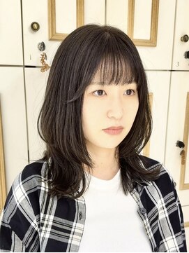 アルクバイネオリーブ 荻窪店(arc by neolive) ミディくびれヘアー♪/チェリーレッド/デジタルパーマ