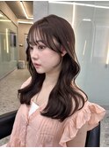 市野瀬裕奈/博多韓国ヘア/顔周りカット/レイヤーカット/暗め