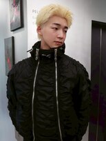 ペレ 梅田(PELE) サーフカール/スパイキーショート/ブルーブラック/梅田