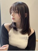 髪質改善トリートメントミルクティーベージュカラーくびれヘア