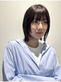 ハンコック姫カット前髪顔まわりレイヤーカットイメチェン渋谷