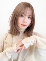 セイドット リー(Say. Ree)&nbsp;say.ボブミニボブくびれボブレイヤーボブヘーゼルグレージュ暗め