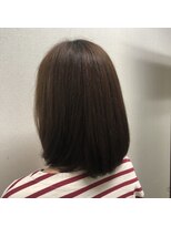 ウイ バイ ファースト 北四番丁店(u'i by first) ミディアムスタイル カラーはブラウン オージュアトリートメント