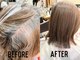 プレールドゥー(Plaire Doux)の写真/【白髪でお悩みな方!脱白髪染めデザインカラー】ファッションカラーを数種類ミックスし透明感のあるstyleに
