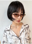 ワンカールレイヤーショートボブ