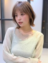 プリマ アンジュ 中目黒店(PRIMA ange)&nbsp;ブルージュカラー×外はねレイヤーボブ PRIMA ange 中目黒店