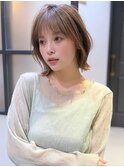 ブルージュカラー×外はねレイヤーボブ PRIMA ange 中目黒店