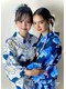 ヘアコレクション アンジュ(Hair collection Unge)の写真/国際センター駅すぐ。浴衣ヘアセット＆浴衣着付で夏祭りへ。ペア割ありでお友達と楽しくお出かけ♪