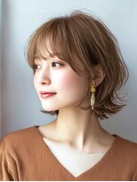 ハーツ 青山表参道店(Heart's) 白髪ぼかし脱白髪染め似合わせショートボブ40代50代60代