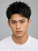 爽やか束感マッシュ