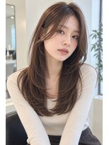 アッシュ 桜新町店(Ash)&nbsp;桜新町/レイヤーカット/ボブ/韓国ダブルカラー/白髪ぼかし
