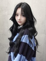 ラベル 渋谷(LAVEL)&nbsp;大人上品ワンホンレイヤー/髪質改善カラー/黒髪ロング