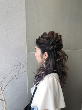 コル(coru) ハーフアップ