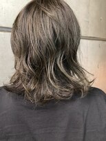 シアアオヤマ 表参道青山(SHEA aoyama)&nbsp;カーキグレージュ×くせ毛/SHEA.aoyama【表参道】【白髪染め】