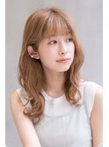 【kate 】☆大宮 耳掛けお洒落ミディ×ミルクティーベージュ
