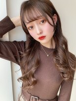 コア 銀座(COA)&nbsp;マロンベージュ/極細ハイライト/かきあげバング[銀座]