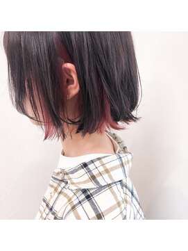 ジゼル 博多(GiseL) インナーカラー☆ベリーピンク