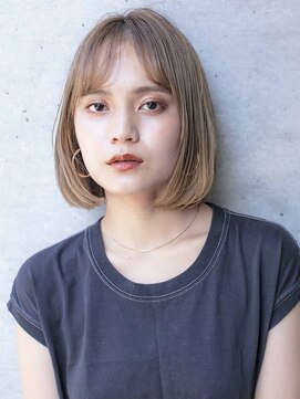 ラミ(L'ami) 愛されボブ☆ ミルクティーベージュ ♪