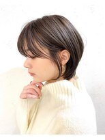 ロンドポレール 北千住(Lond polaire)&nbsp;【Lond polaire】小顔ナチュラルショートペールベージュ