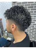 フェード×パーマ