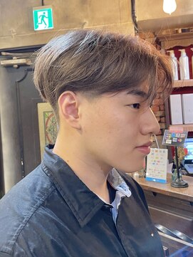 アンリ(Henri) [オカダケント]メンズセンターパート&グレージュカラー