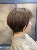 スッキリ小顔似合わせショート 担当 小林/丸みショートボブ