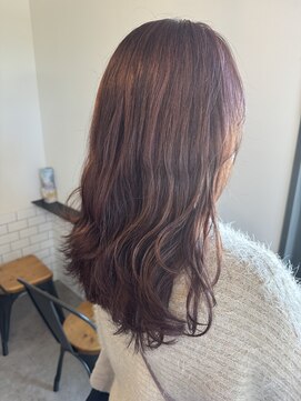 アウラヘアーサロン(aura hair salon) ピンクアッシュカラー