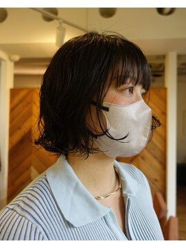 エルマノ 仙川(L mano) 癖毛風ボブパーマ