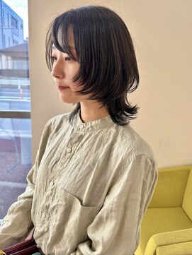 ロエン 西岡崎店(ROEN) #ミディアムウルフ/くびれ/20代/30代/40代