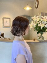 ワンネスヘアーサロン(oneness hair salon)&nbsp;パーマ風ボブヘア