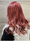 デザインカラー　レイヤーカット　夏のヘアアレンジ