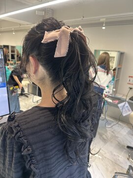 リーホリエ(Lee Horie) 【高木】ブルーアッシュ×ポニーテールarrange◎