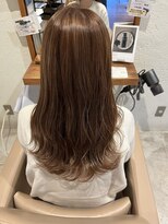 フーコー 朝日ヶ丘店(fuhcoh)&nbsp;ベージュカラー × ハイライト