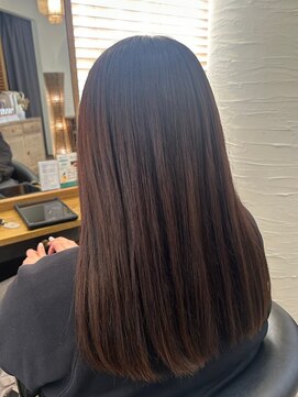 ヘアリゾート粋 トゥジュ 池袋東口店(tujuh) 艶髪/ストレートロング/チョコレートブラウン