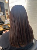 艶髪/ストレートロング/チョコレートブラウン