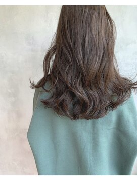 キチ(kichi.) [kichi.] セミロング×シフォンブラウン