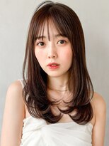 キリ 表参道(kyli)&nbsp;yワイドバングイメチェンモテ髪ナチュラルカールくびれヘア