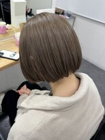 エルエスヘアー(LS HAIR)&nbsp;切りっぱなしボブ×オリーブグレージュ♪