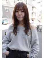 レコ 渋谷(LECO)&nbsp;韓国風レイヤーロングレイヤーウルフカット顔まわりレイヤー