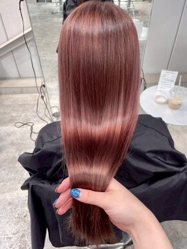 フェブミエル(fev miel) 艶髪ストレート×ダークレッド