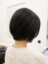 ガーデンヨコハマ(GARDEN YOKOHAMA) ショート チェリーブラウン デジタルパーマ 丸型 卵型 四角