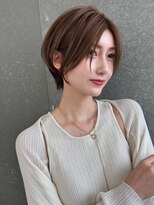 ロンド マーレ 天神大名店(Lond mare)&nbsp;ホワイトグレージュ/ミニウルフ/デジタルパーマ/丸型